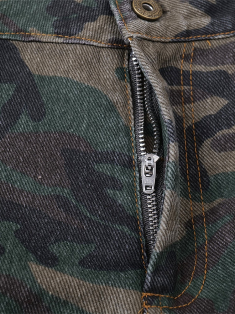 DCRB Camo Barrel Denim Jeans