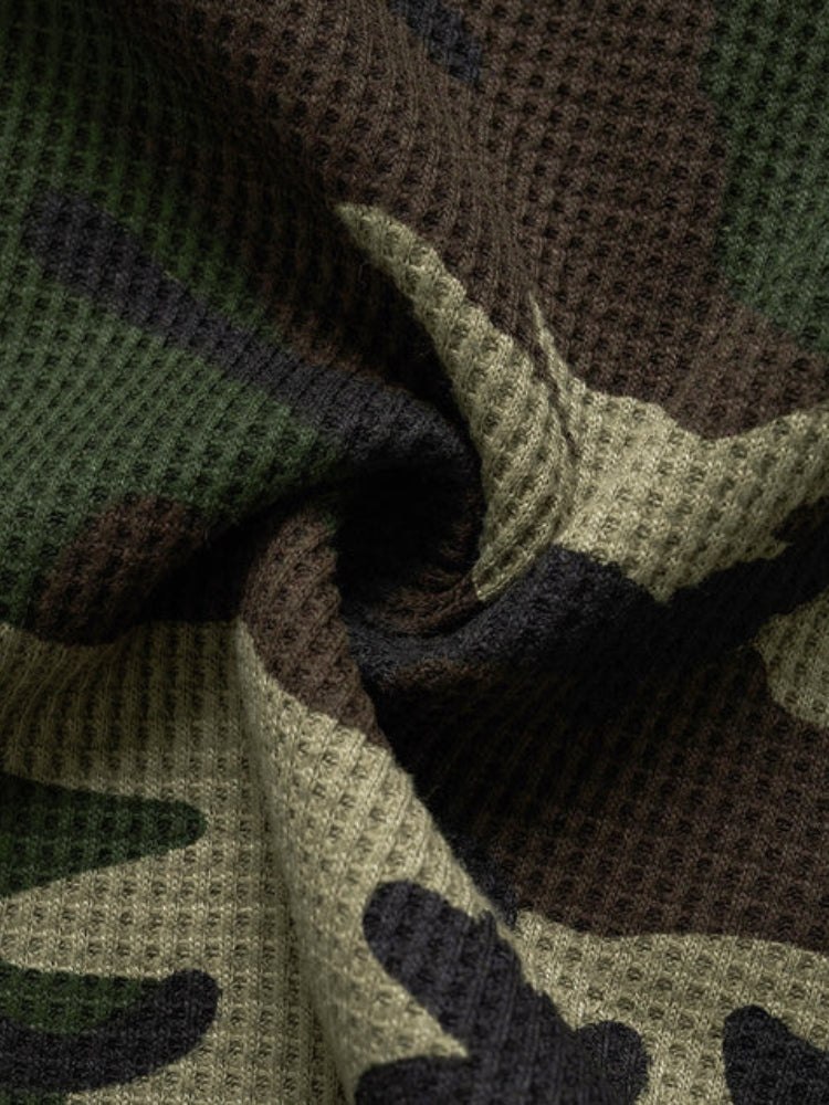 DCRB Waffle Knit Camo Longsleeve