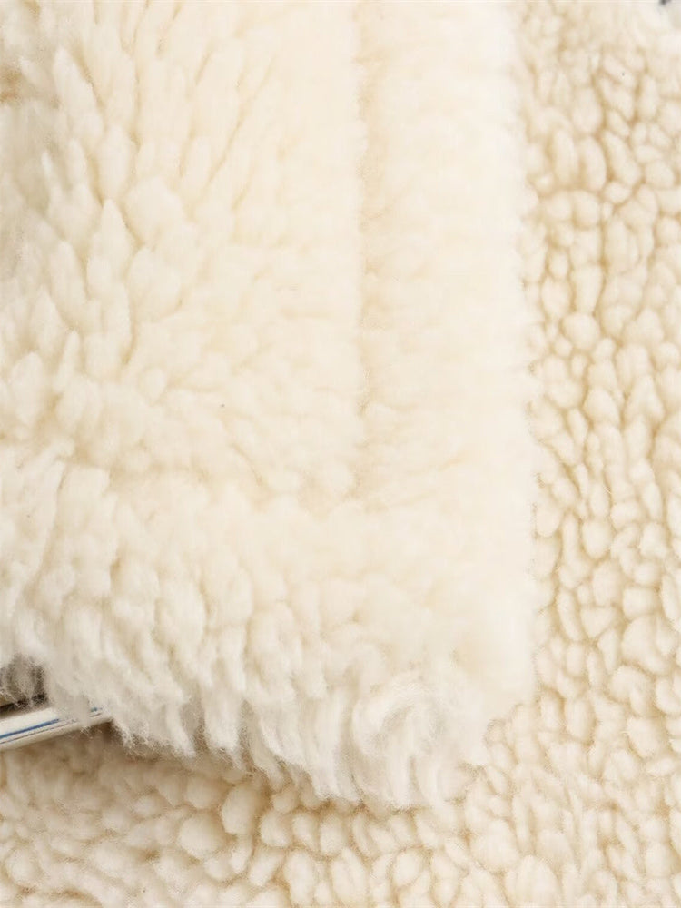DCRB Furry American Style Women Coat