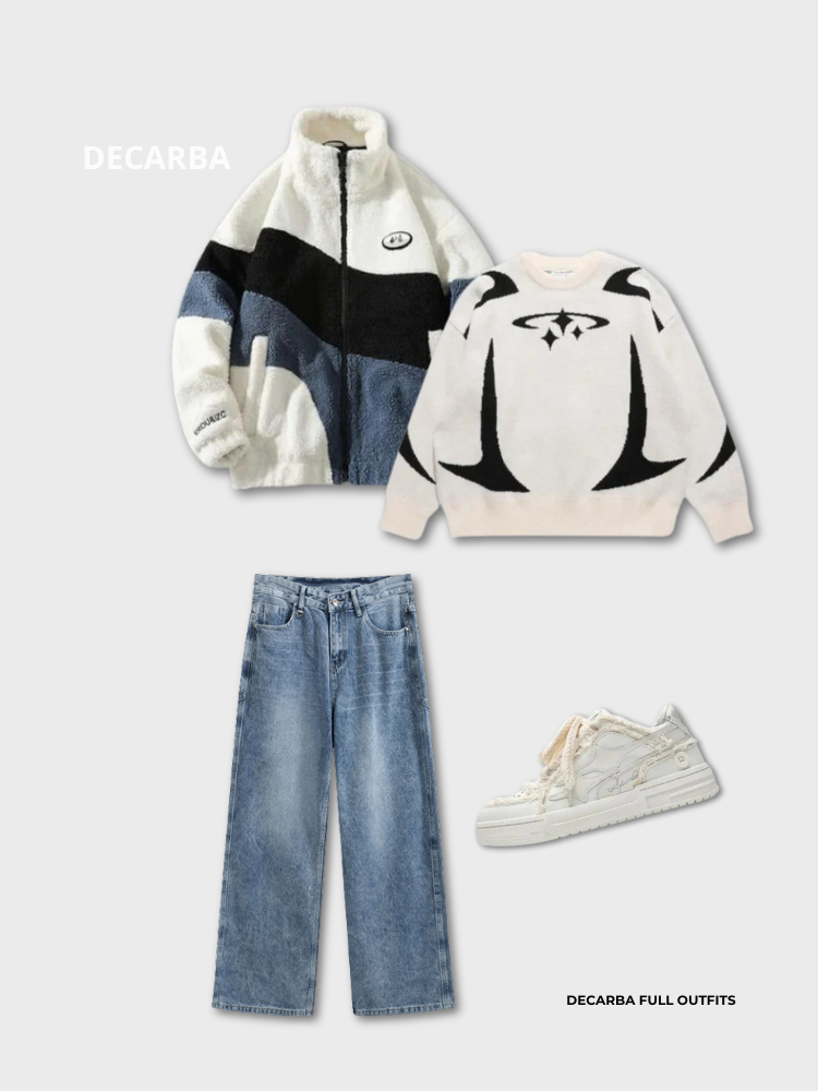 DCRB X Fuzzy Blue & White Outfit