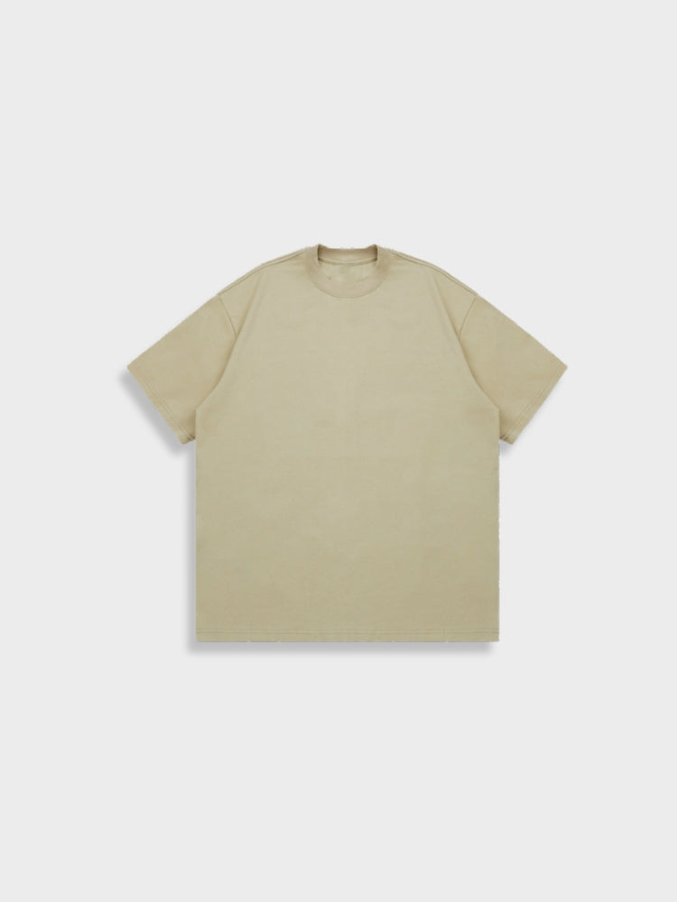 Thick Material Plain Cotton Tee