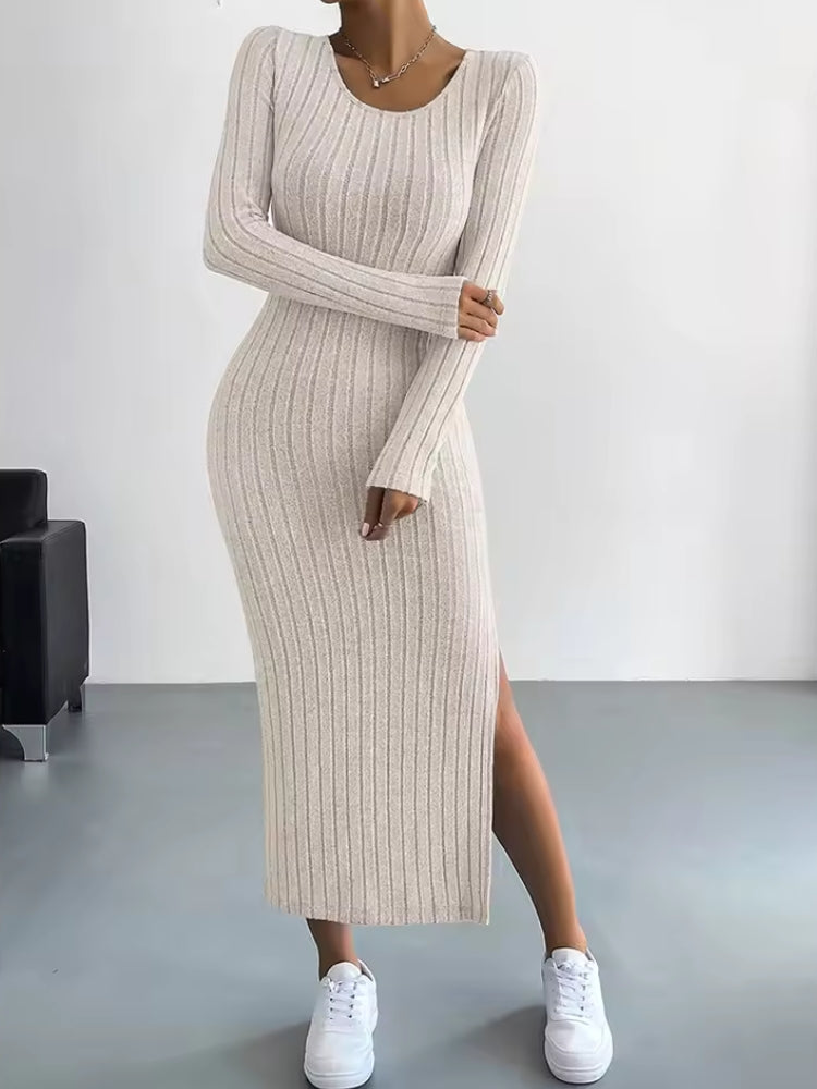 DCRB Side Split Casual Dress