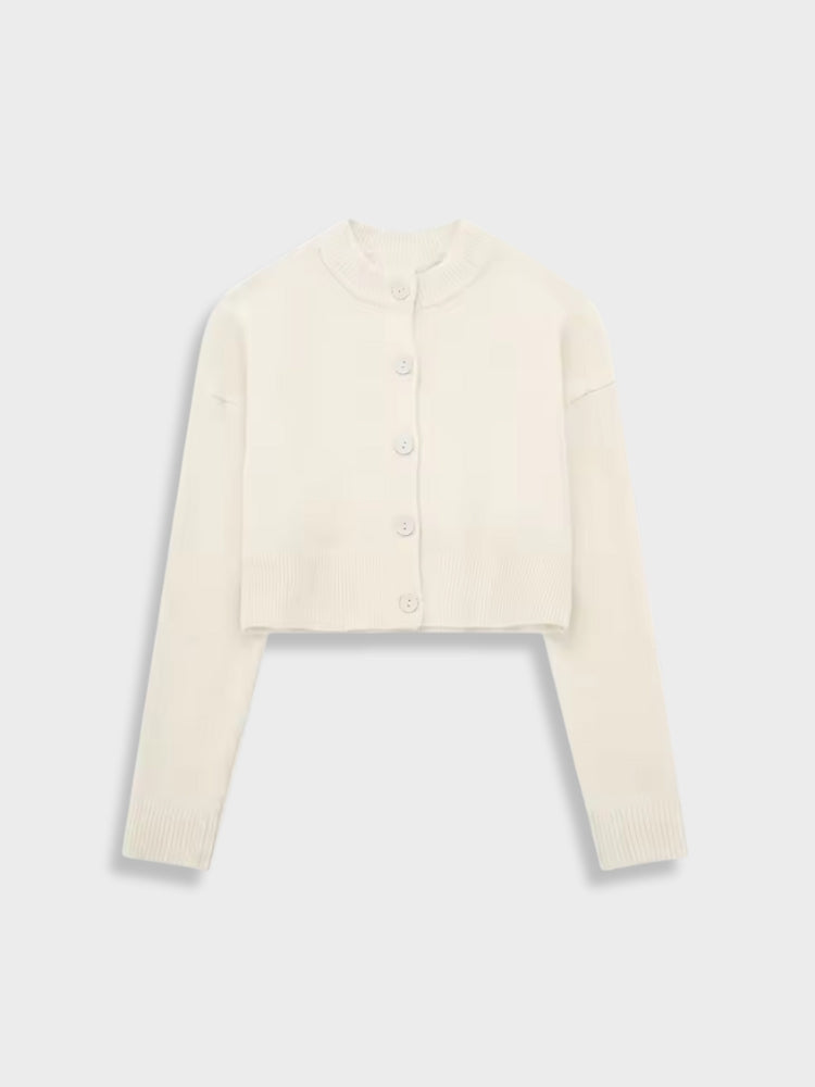 DCRB Crop Knitted Cardigan