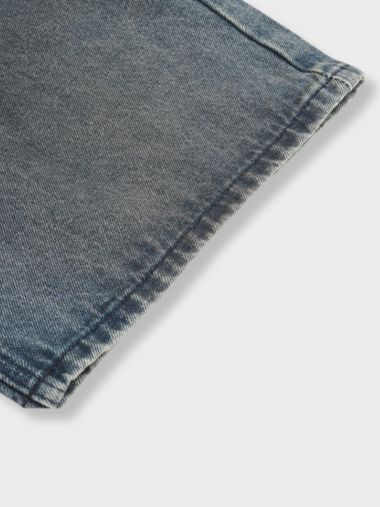 DCRB Letter Print Jeans