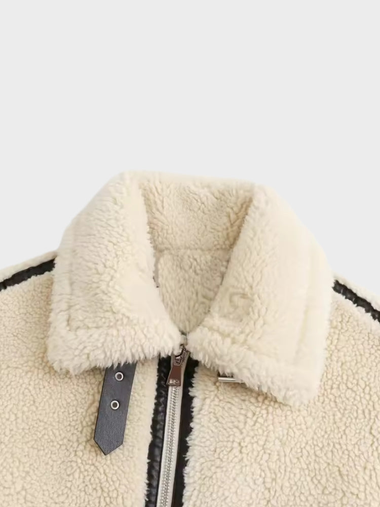 DCRB Furry American Style Women Coat