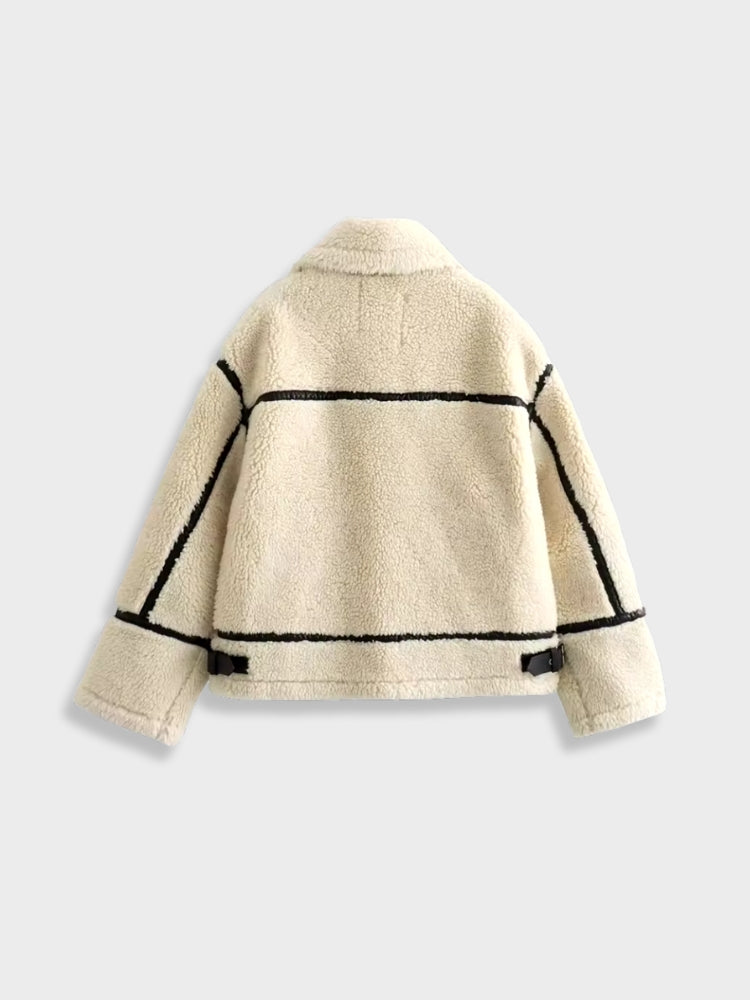 DCRB Furry American Style Women Coat