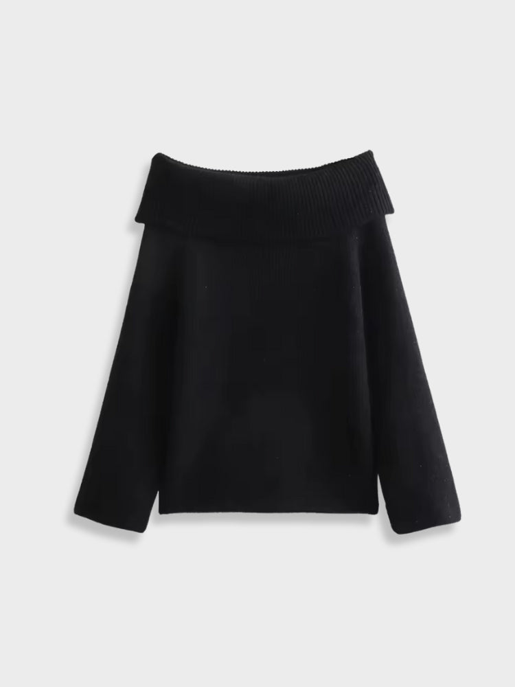 DCRB Off Shoulder Knitted Longsleeve