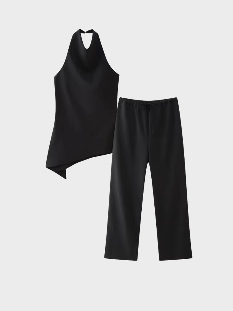DCRB Backless Elegant Two Piece Set
