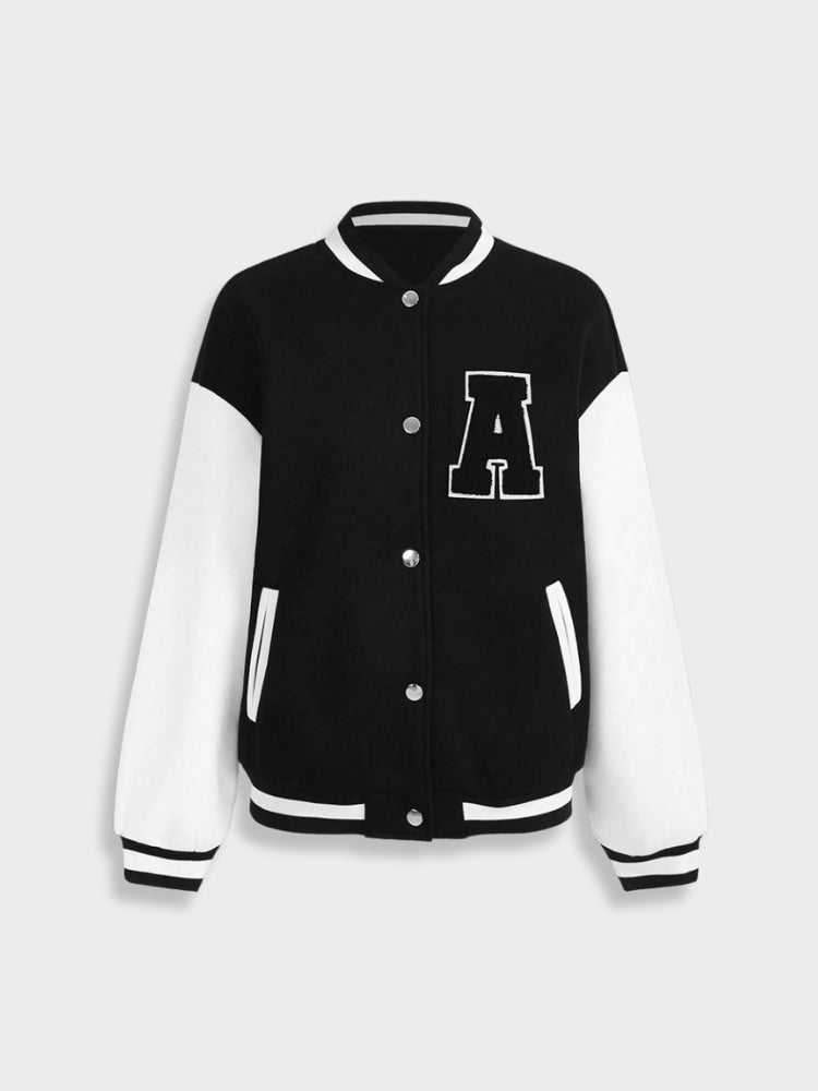 DCRB Retro Varsity Women Baseball Jacket