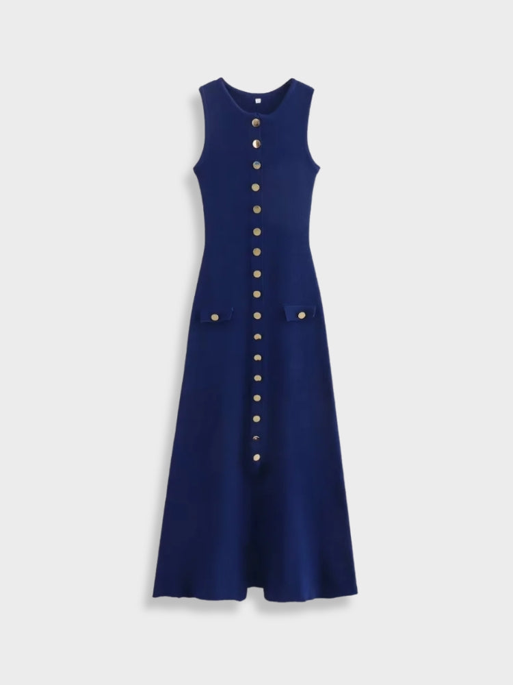 DCRB Knitted Button Dress