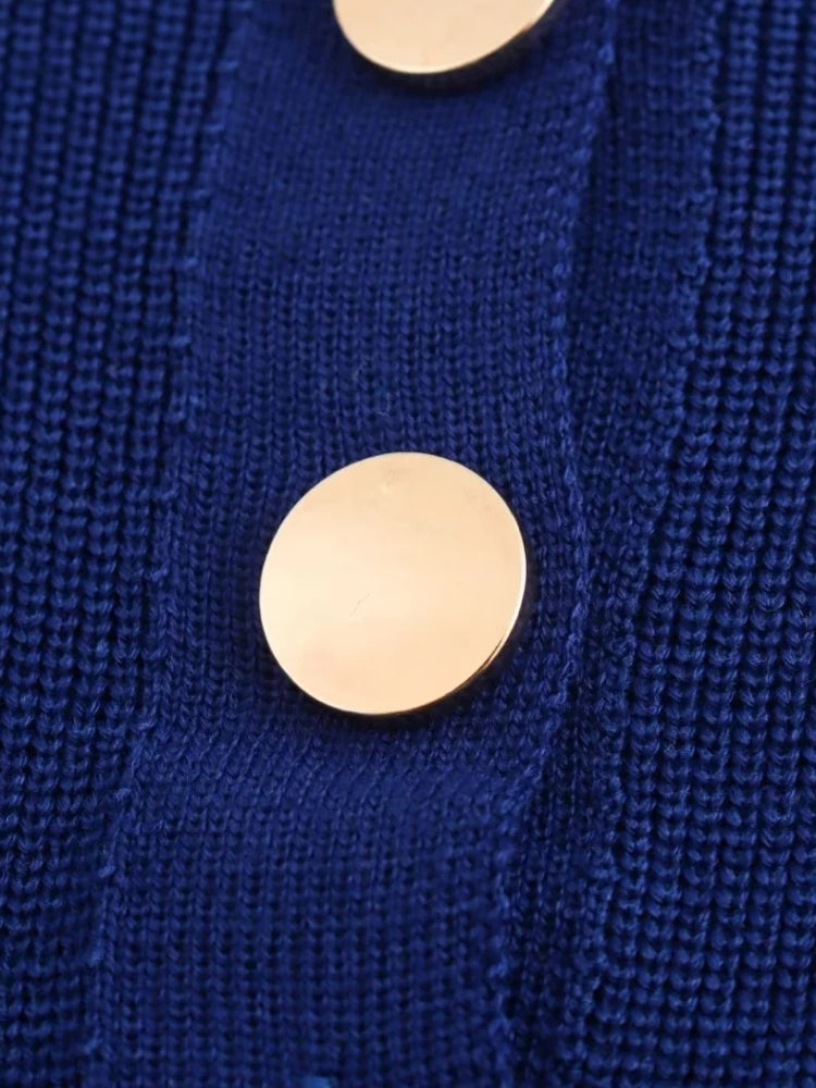DCRB Knitted Button Dress