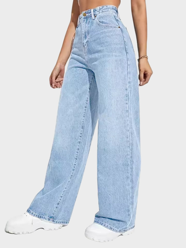 DCRB High Waist Loose Fit Denim Jeans