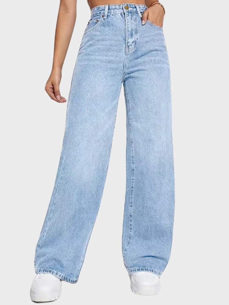 DCRB High Waist Loose Fit Denim Jeans