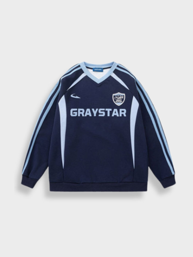 DCRB Graystar Vintage Football Sweater