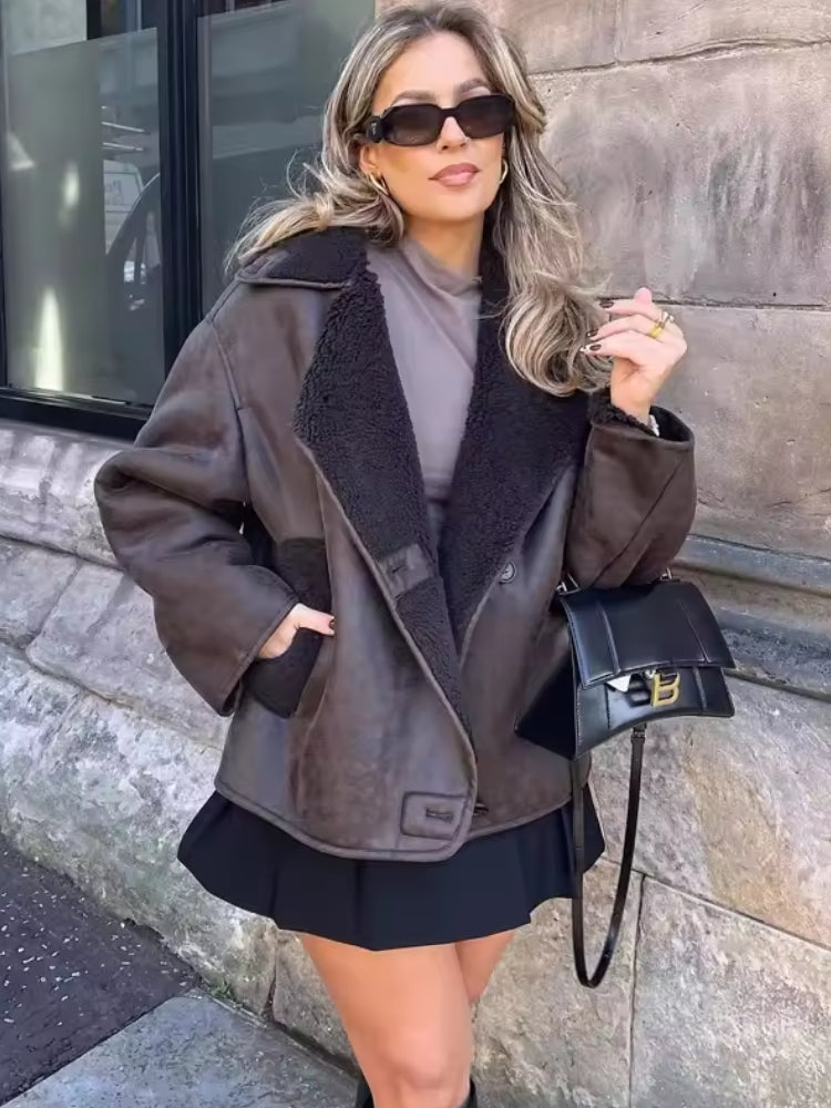 DCRB Warm Wool Blend Winter Jacket