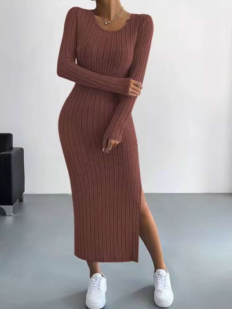 DCRB Side Split Casual Dress