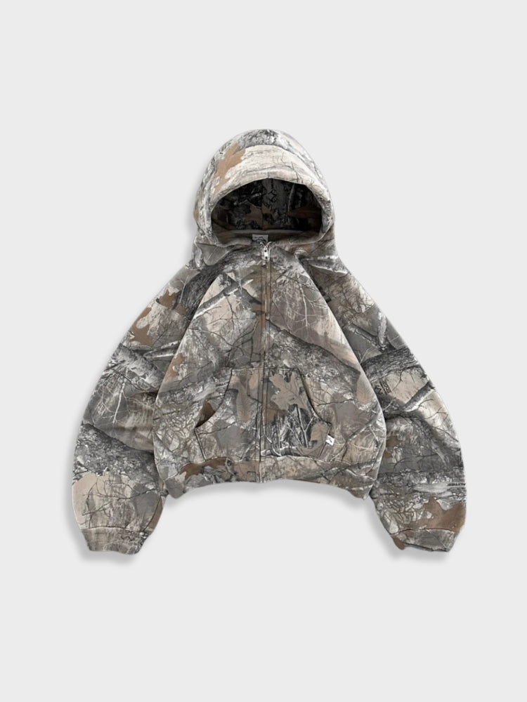 DCRB Zip Up Camo Hoodie