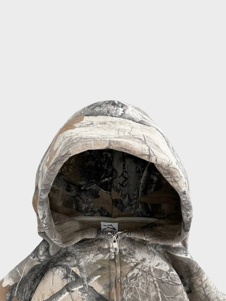 DCRB Zip Up Camo Hoodie