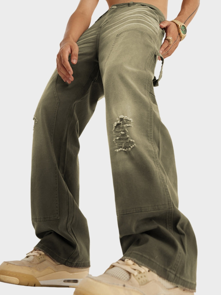 DCRB Y2K Washed Denim Cargo