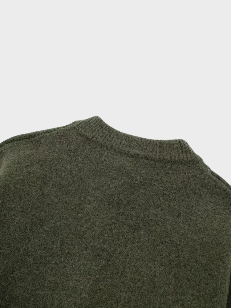 DCRB Crop Knitted Cardigan