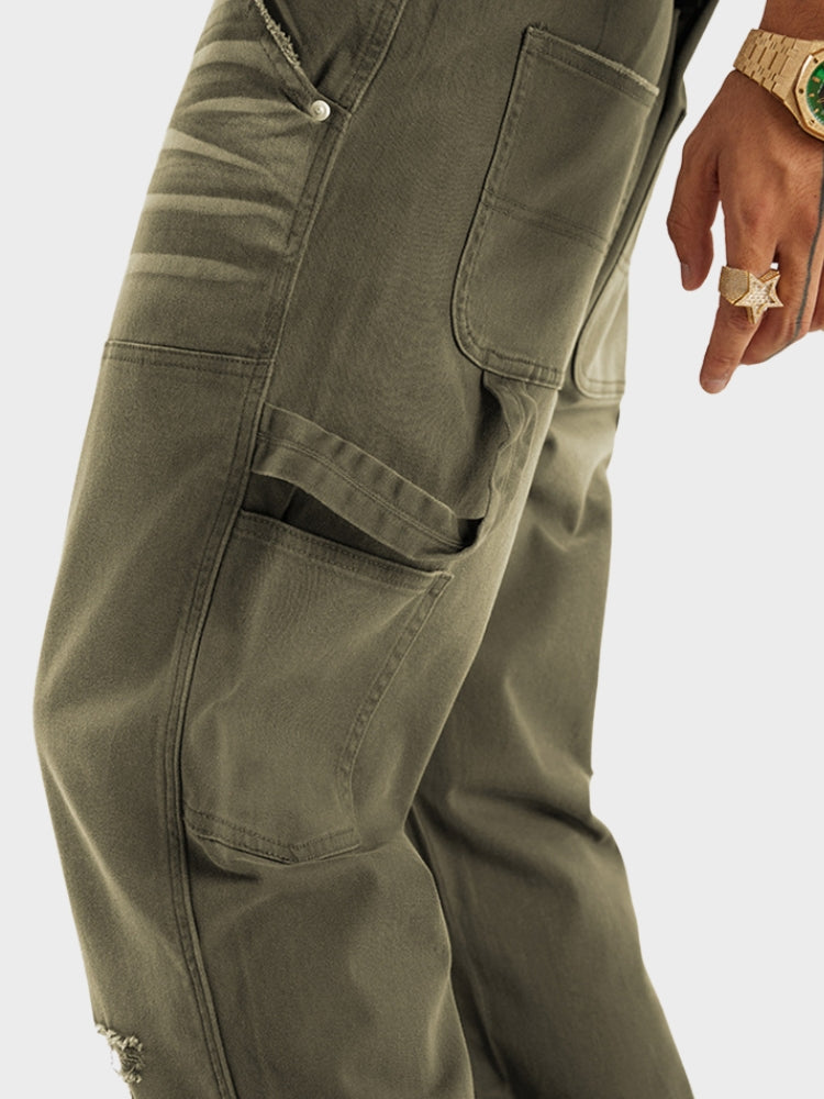DCRB Y2K Washed Denim Cargo