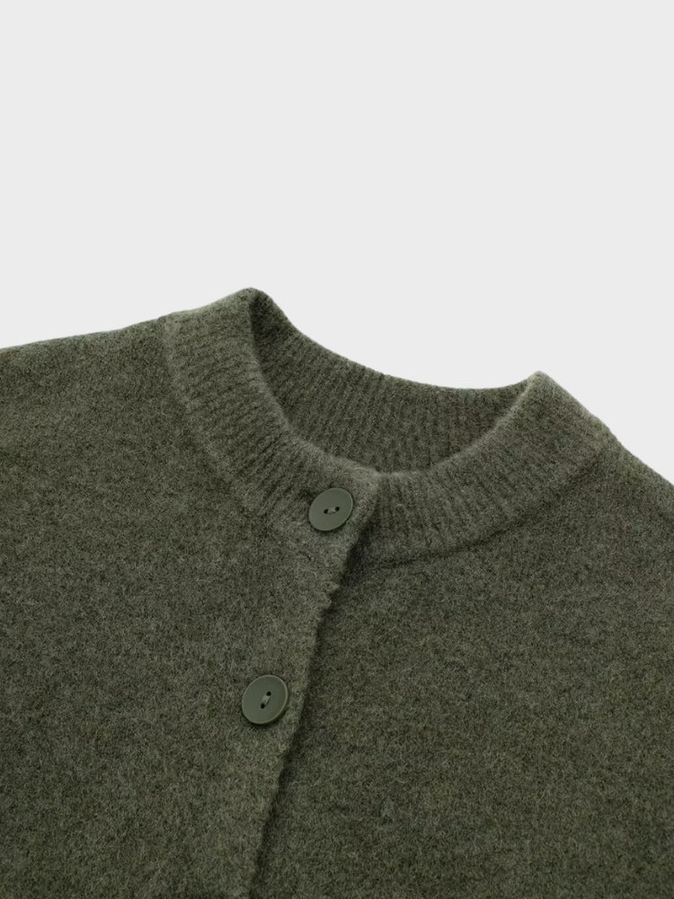 DCRB Crop Knitted Cardigan