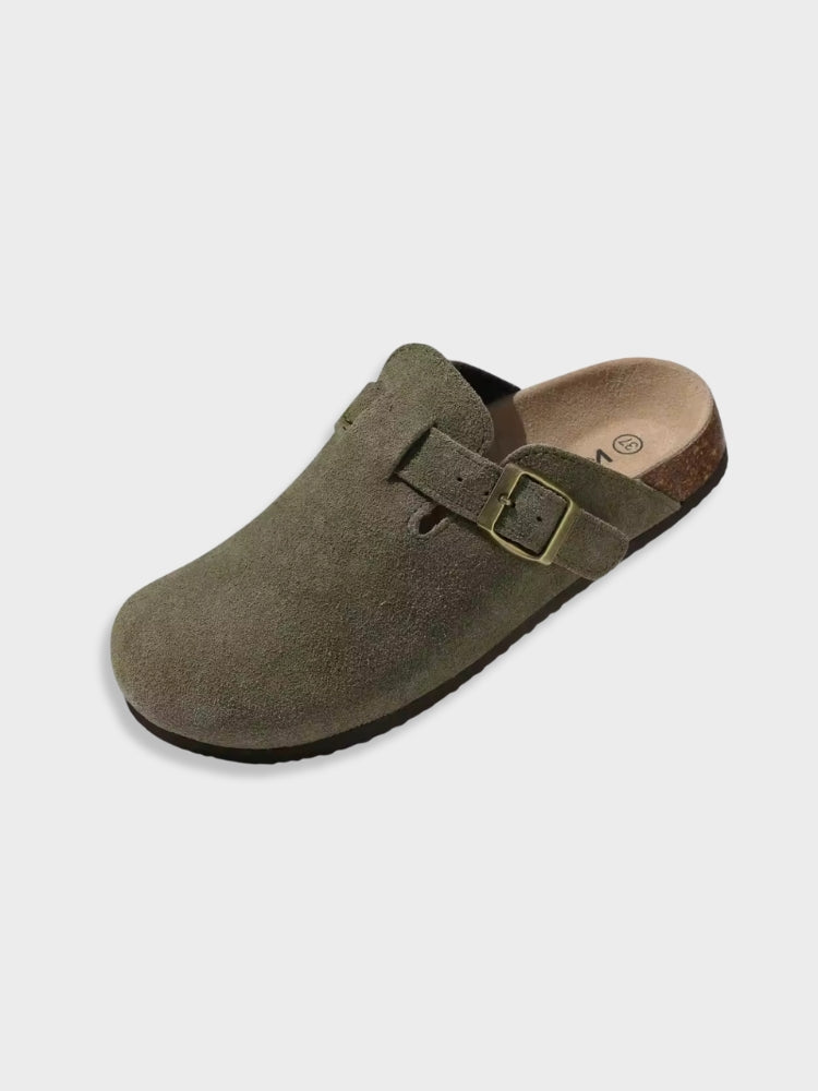 DCRB Suede Clogs