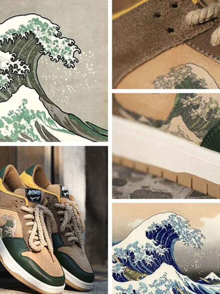 Wave of Kanagawa Sneakers