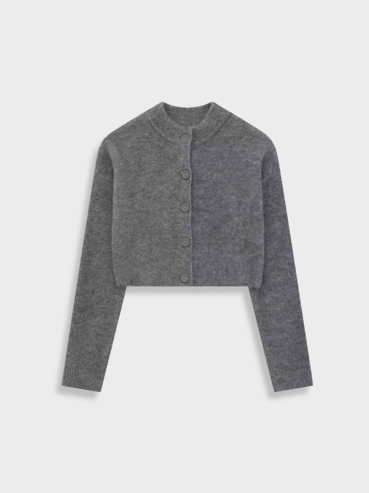 DCRB Crop Knitted Cardigan