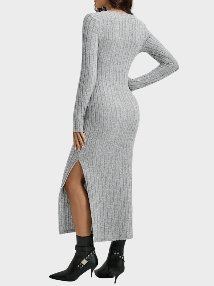 DCRB Side Split Casual Dress