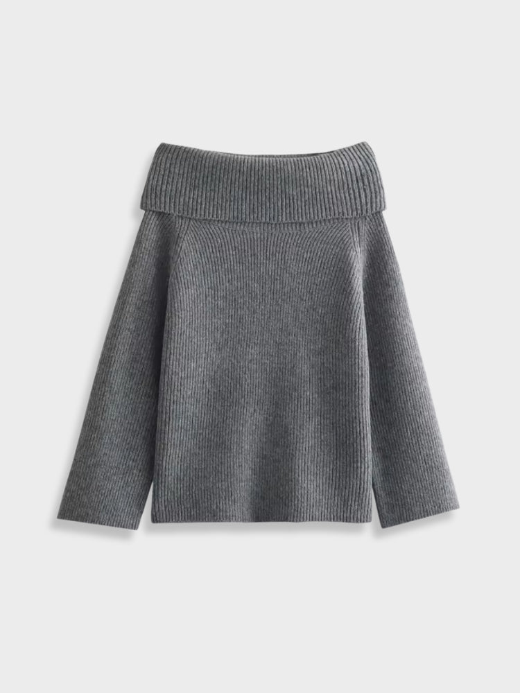 DCRB Off Shoulder Knitted Longsleeve