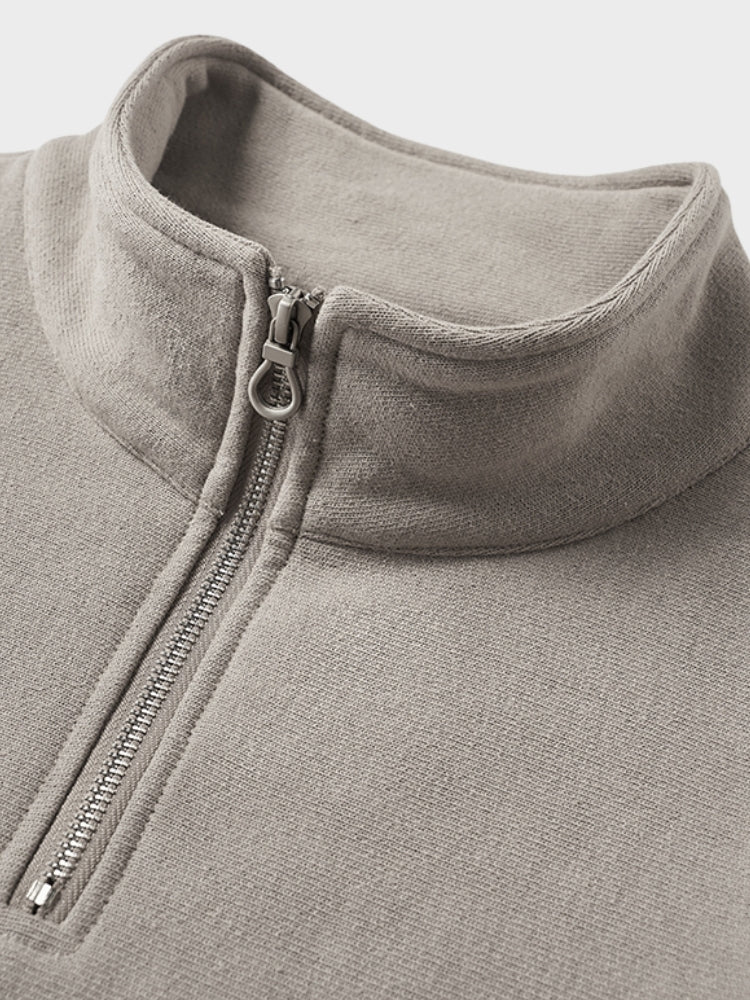 Decarba Oversized Half Zip Pullover