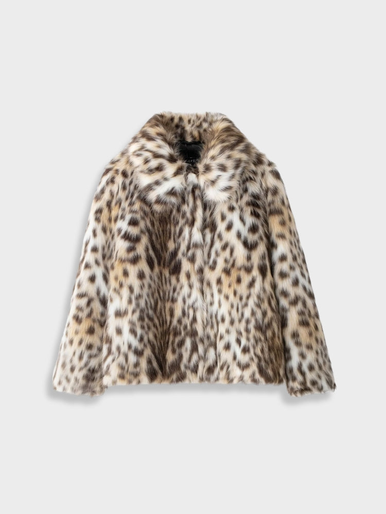 DCRB Faux Leopard Furr Jacket