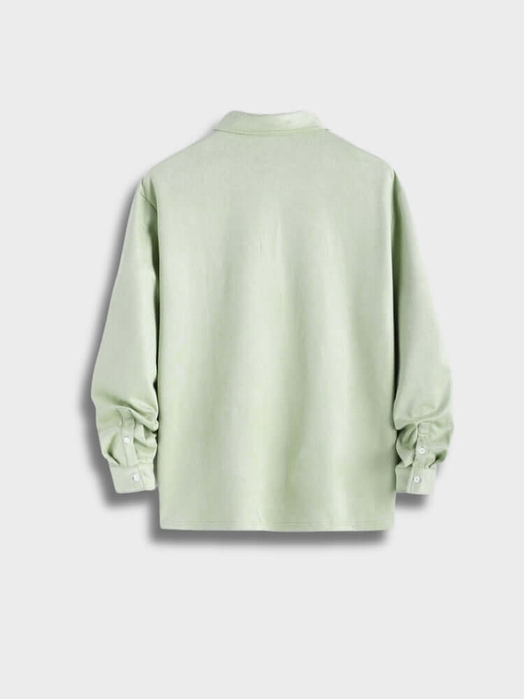 Longsleeve Polo Light Green