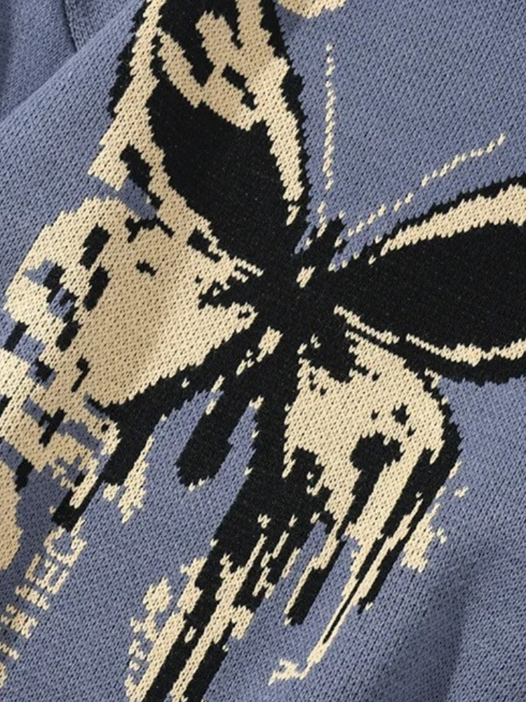 Vintage Butterfly Sweater