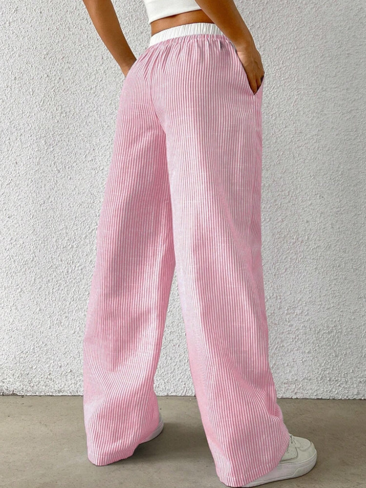 DCRB Striped Casual Y2K Pants