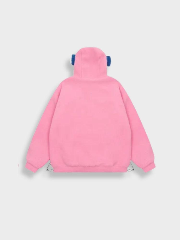 Lofi Bear Full Zipper Fleece