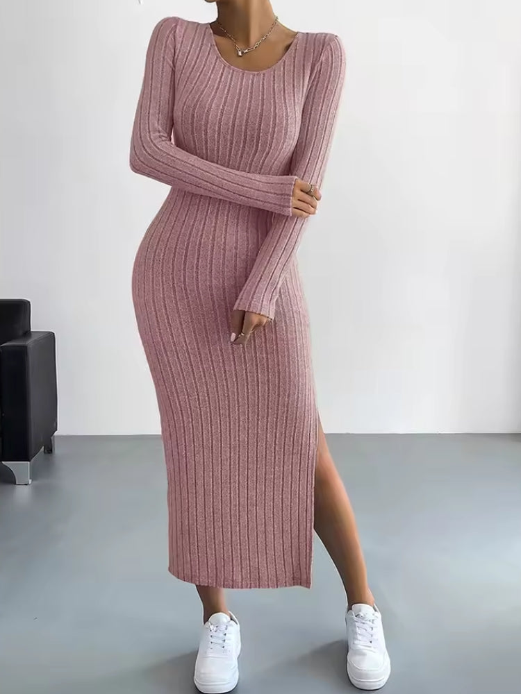 DCRB Side Split Casual Dress