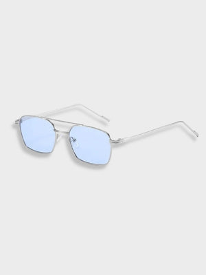 Silver / Blue Lens