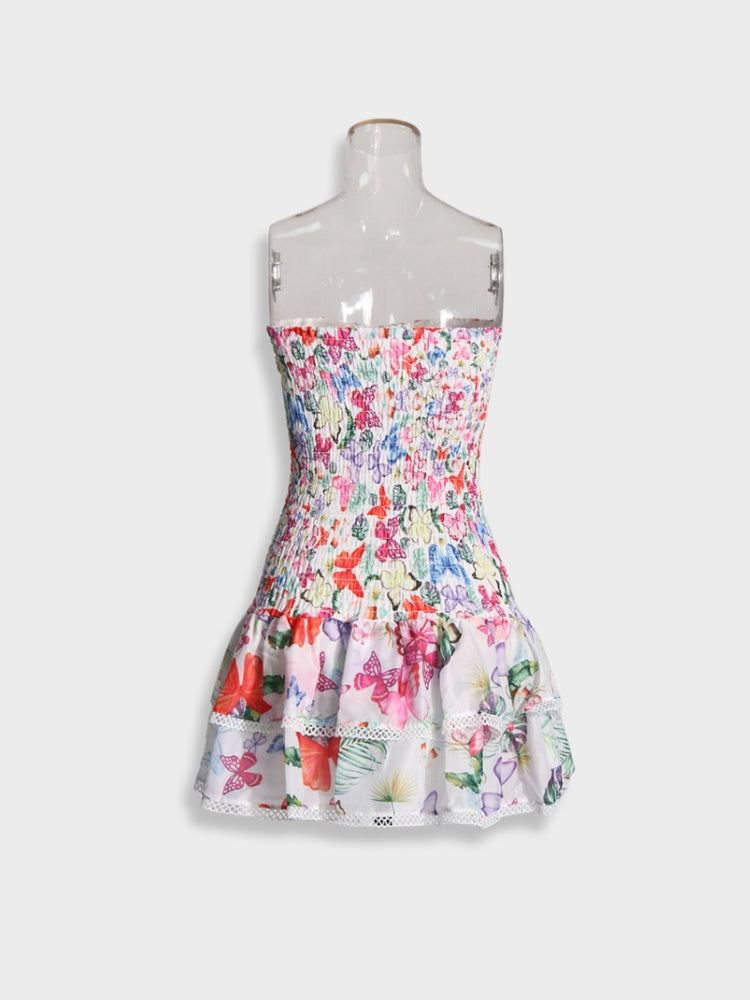 Vintage Flower Summer Dress