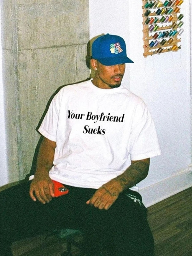 Your Boyfriend Sucks Vintage Tee